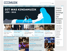 Tablet Screenshot of kindamuzik.net